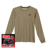 Milwaukee 4932493000 Long Sleeve T-Shirt, Green (Size L)