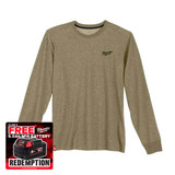 Milwaukee 4932493001 Long Sleeve T-Shirt, Green (Size XL)