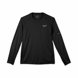 Milwaukee 4932493082 Warm Weather Long Sleeve T-Shirt, Black (Size XXL)