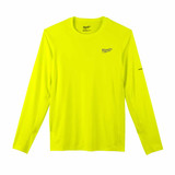 Milwaukee 4932493091 Warm Weather Long Sleeve T-Shirt, Yellow (Size XL)