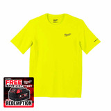 Milwaukee 4932493073 Warm Weather Short Sleeve T-Shirt, Yellow (Size S)