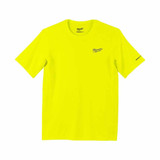 Milwaukee 4932493073 Warm Weather Short Sleeve T-Shirt, Yellow (Size S)