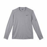 Milwaukee 4933478188 WORKSKIN™ Light Weight Performance Long Sleeve Shirt, Grey (Size S)