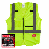 Milwaukee 4932471891 Hi-Visibility Vest Yellow (Size 2L / 3XL)