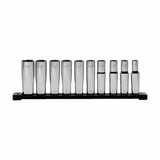 Milwaukee 4932501805 1/2" Drive Deep Metric Socket Set (10 Pieces)