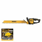 DeWalt DCMHT567P1 18V XR 60cm Brushless Cordless Hedge Trimmer with 1x 5.0Ah Battery and Charger