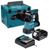 Makita DHR243Z 18V LXT 24mm Brushless SDS+ Rotary Hammer with 1x 4.0Ah Battery, Charger and Makpac Carry Case