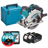 Makita DSS610Z LXT 18V Cordless 165mm Circular Saw with 2x 3.0Ah Batteries, Charger and Makpac Carry Case