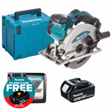 Makita DSS610Z LXT 18V Cordless 165mm Circular Saw with 1x 4.0Ah Battery, Charger and Makpac Carry Case
