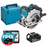 Makita DSS610Z LXT 18V Cordless 165mm Circular Saw with 1x 6.0Ah Battery, Charger and Makpac Carry Case