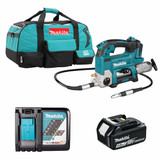 Makita DGP180Z LXT 18V Grease Gun with 1x 4.0Ah Battery, Charger and Heavy Duty Tool Bag