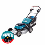 Makita DLM533Z Twin 18V LXT Brushless 530mm Aluminium Deck Self Propelled Lawnmower (Body Only)