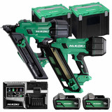 HiKOKI NR1890DCA & NR1838DKA 18V Framing Nailer Twin Bundle