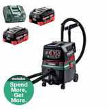 Metabo ASR 36-18 BL 25 M SC Brushless M-Class Vacuum Cleaner with 2x 10.0Ah Batteries & Charger