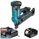Makita DBN640ZK 18V LXT PPN Metal Connect Nail Gun with 1x 3.0Ah Battery and Charger