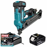 Makita DBN640ZK 18V LXT PPN Metal Connect Nail Gun with 1x 5.0Ah Battery and Charger