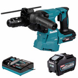 Makita HR012GZ03 40V Max XGT SDS-Plus Rotary Hammer with 1x 5.0Ah Battery and Charger