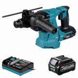 Makita HR011GZ03 40V Max XGT SDS-Plus Rotary Hammer with 1x 2.5Ah Battery and Charger