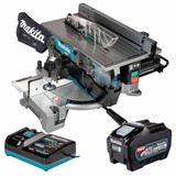 Makita LH001GZ 40V Max XGT Brushless Table Top Mitre Saw with 1x 4.0Ah Battery and Charger