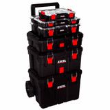 Excel 32121 6-in-1 Modular Toolbox Storage System 75kg Capacity IP65 Rated