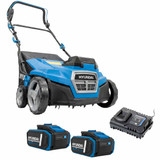 Hyundai HY40CSC38 2x 20V 2-in-1 Brushless Scarifier & Aerator 38cm with 45L Collection Bag