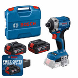 Bosch GDR18V-215 18V Impact Driver with 2x 4.0Ah Batteries, Charger and L-Case