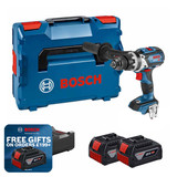 Bosch GSB 18V-110 C Combi Drill with 2x 18V 5.0 Ah Batteries