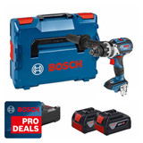Bosch GSB 18V-110 C Combi Drill with 2x 18V 5.0 Ah Batteries