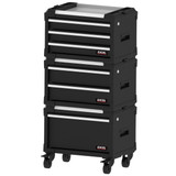 Excel 11630 6 Drawer Modular Tool Box with Stainless Steel Worktop & Heavy-Duty Steel Construction