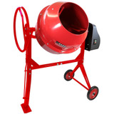 Excel 11733 180L Portable Cement Concrete Mixer 240V 800W with Wheels