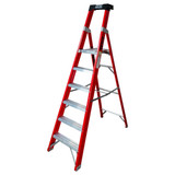 Excel 31131 Electricians Fibreglass Platform Step Ladder 6 Tread 2.04m