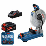 Bosch GCD18V-355 18V Cut Off Saw with 1x 8.0Ah Tabless Battery and EXAL18V-160 Charger 0601B59000