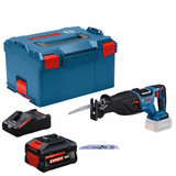 Bosch GSA 18V-28 Reciprocating Saw in L-BOXX with 1 x 8Ah Tabless Battery and EXAL18V-160 Charger 06016C0001