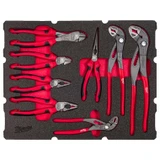 Milwaukee 4932493643 PACKOUT™ Pliers Set in Foam Insert (8 Pieces)