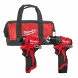 Milwaukee M12 Brushless Twin Pack with Bag (Body Only)