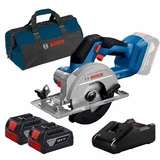 Bosch GKS 18V-51 18V 140mm Brushless Circular Saw with 2x 4.0Ah Batteries, Charger and Bag