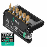 Wera 05057412001 Bit Check 7 PZ Diamond 1 Set (7 Pieces)