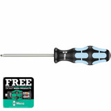 Wera 05032032001 3355 PZ Screwdriver for Pozidriv Screws