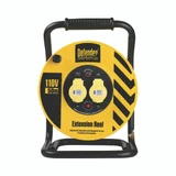 Defender 50M Industrial Trade Cable Reel - 16A 2 Way 1.5mm 110V
