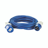 Defender 14M Extension Lead - 16A 1.5mm Cable - Blue 230V