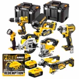 DeWalt TDKIT8 XR 18V 8 Piece Kit with 3x 5.0Ah Batteries