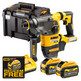 DeWalt DCH333X2-GB 54V XR Flexvolt Brushless SDS+ Hammer Drill