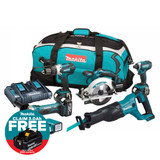 Makita DLX6044PT 6 Piece 18v Combo Kit LXT | Toolden