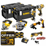 DeWalt TDKIT8x4 18V Cordless 8 Piece Kit with 3x 4.0Ah Batteries