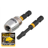 DeWalt DT70535T-QZ Extreme Impact Torsion 2x 50mm PZ2 & Magnetic Screwlock Sleeve
