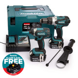 Makita DLX2145TJ Makita Cordless Twinpack 2 X 5Amp Charger & Case from Toolden