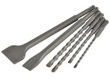 Faithfull FAISDSSET6BP SDS Plus Chisel & Drill Bit Set (6 Pack)