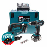 Makita DLX2024MJ 18V Drill and Jigsaw Twin Pack with 2x 4.0Ah Batteries