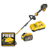 DeWalt DCM5713X1-GB XR 54V Flexvolt Split Shaft Trimmer with 1x 9.0Ah Battery