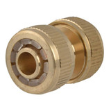 Faithfull Brass Hose Mender 12.5mm (1/2in) (FAIHOSEMEND)| Toolden